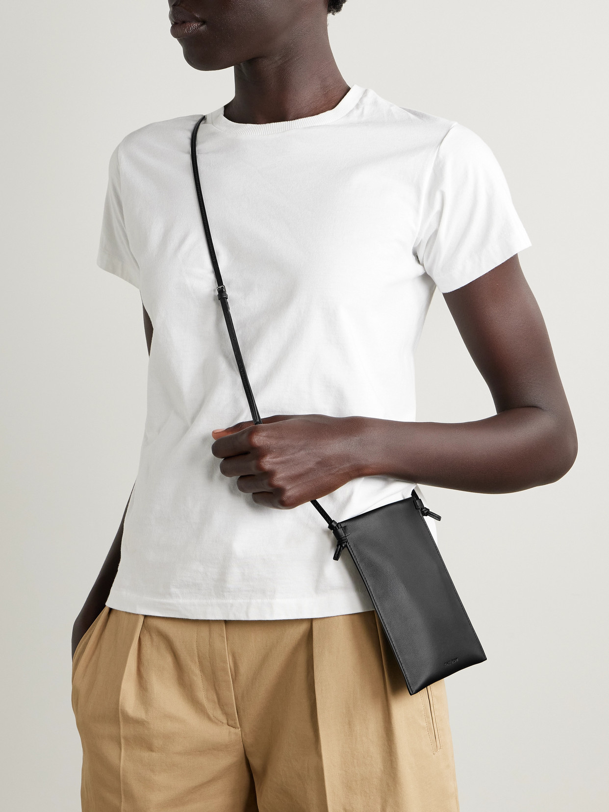 The Row Camie Leather Pouch