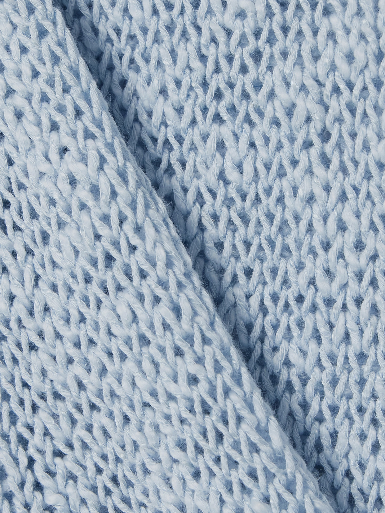 JAMES PERSE OPEN-KNIT COTTON AND LINEN-BLEND T-SHIRT