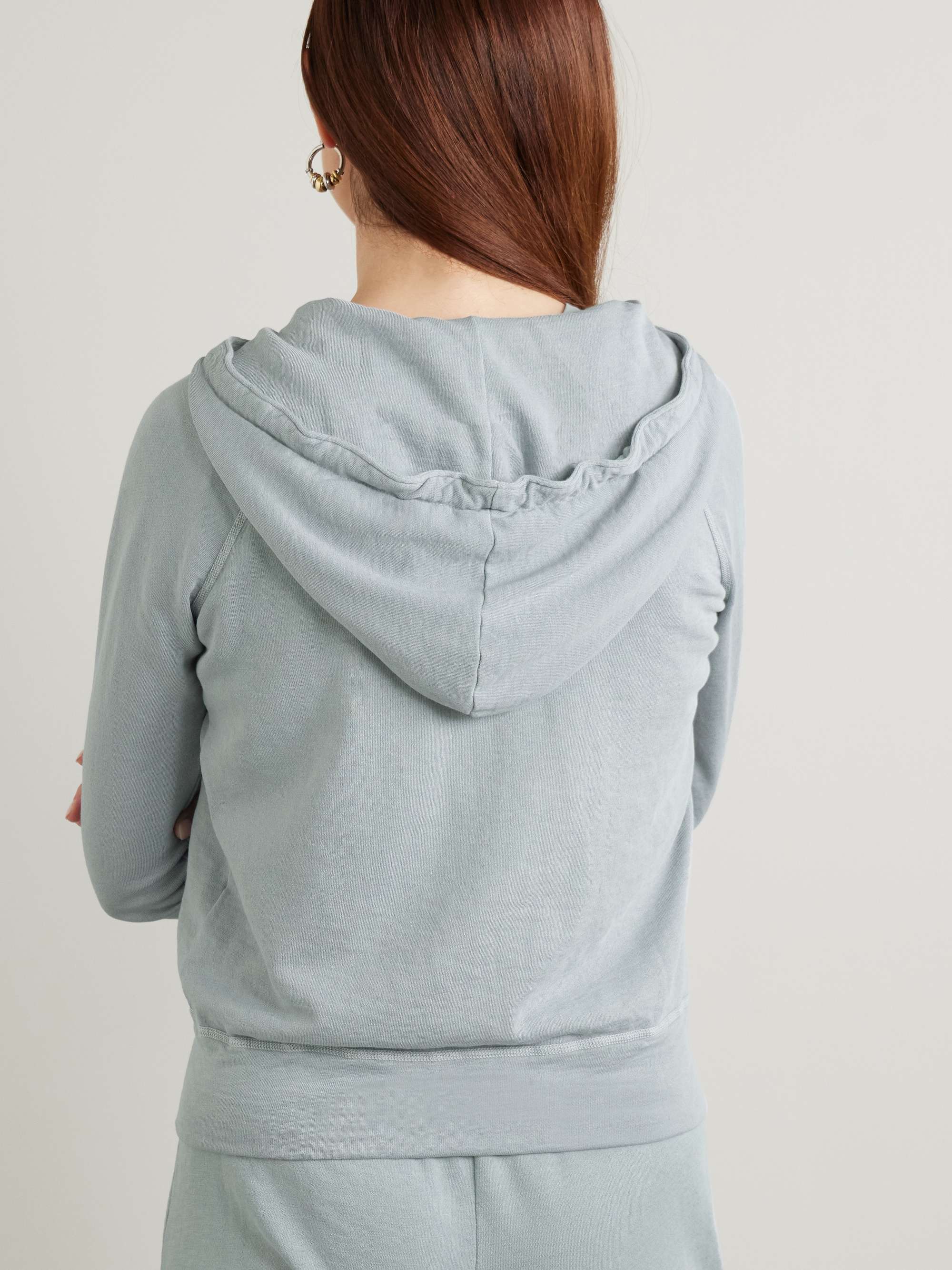 JAMES PERSE Vintage Supima cotton-jersey hoodie