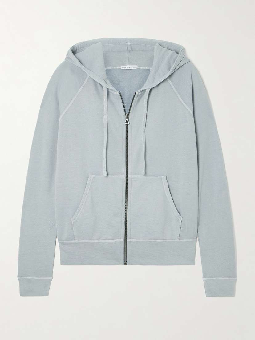 James Perse Vintage French Cotton-terry Hoodie