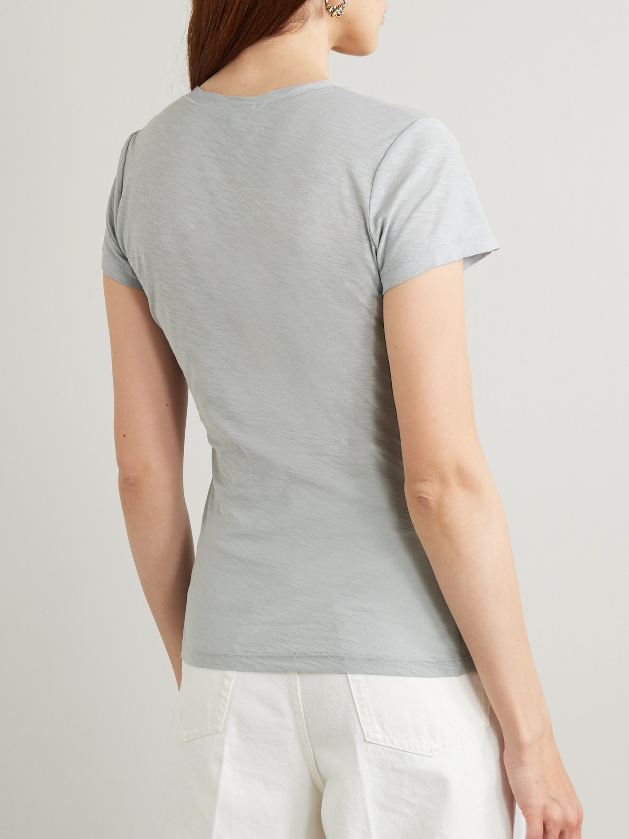 JAMES PERSE CASUAL SLUB COTTON-JERSEY T-SHIRT