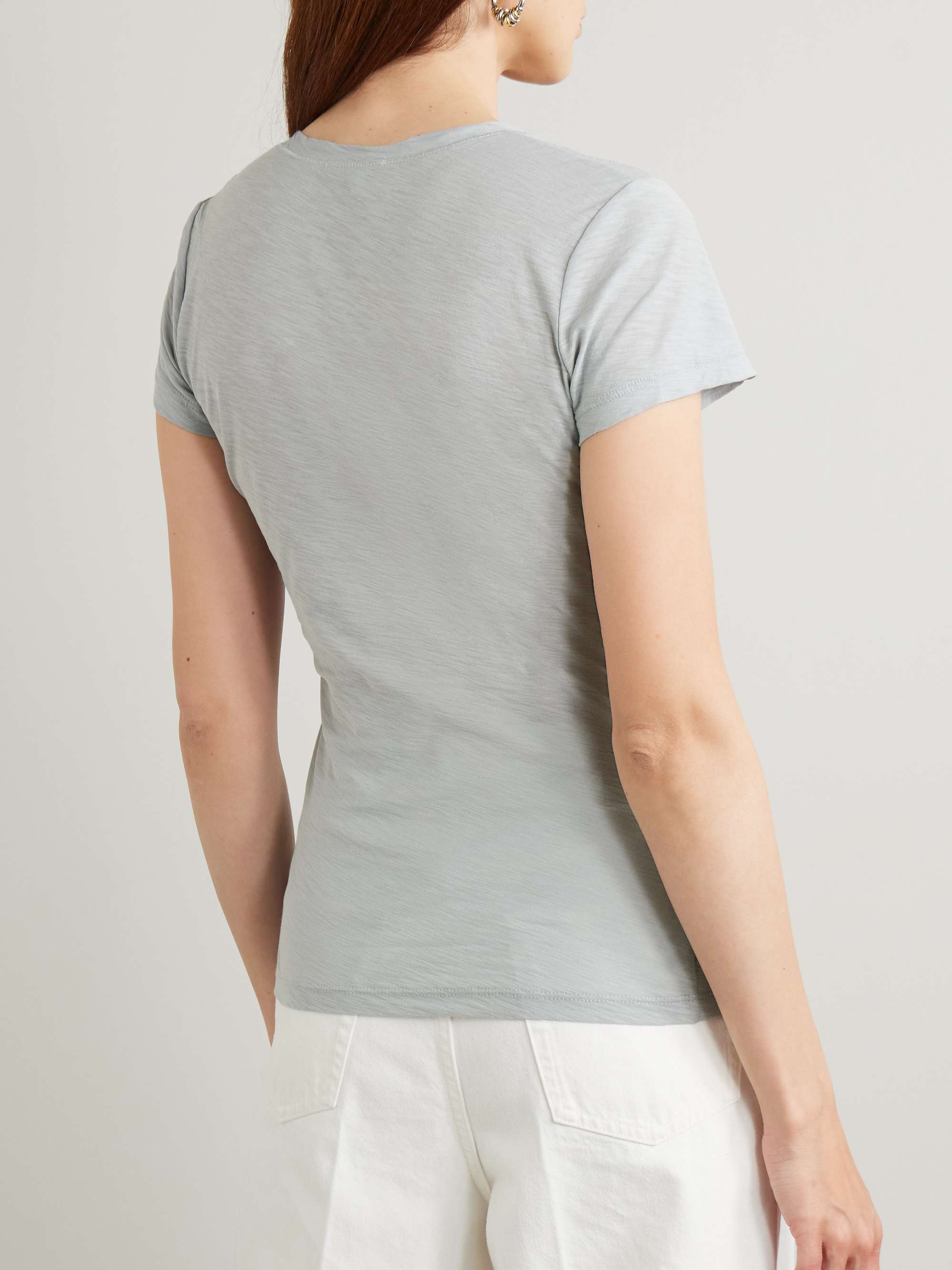 JAMES PERSE Casual slub cotton-jersey T-shirt