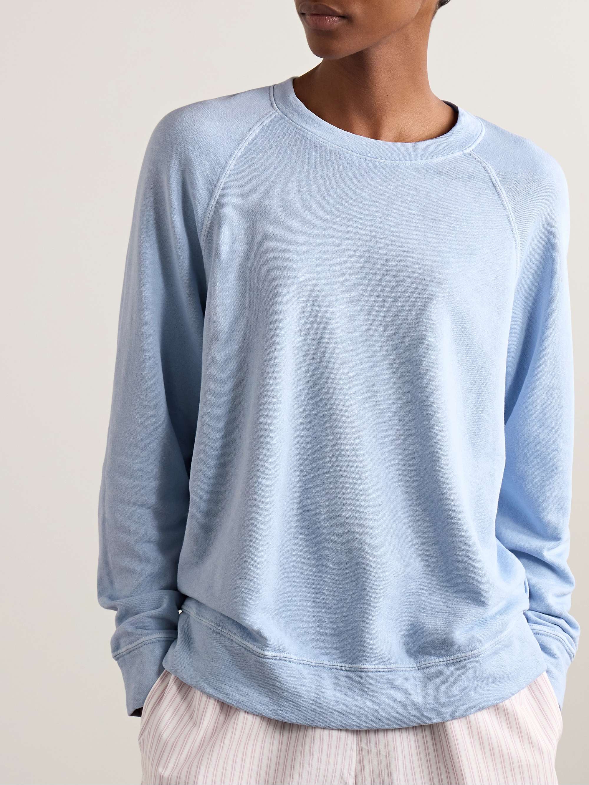 JAMES PERSE Supima cotton-terry sweatshirt