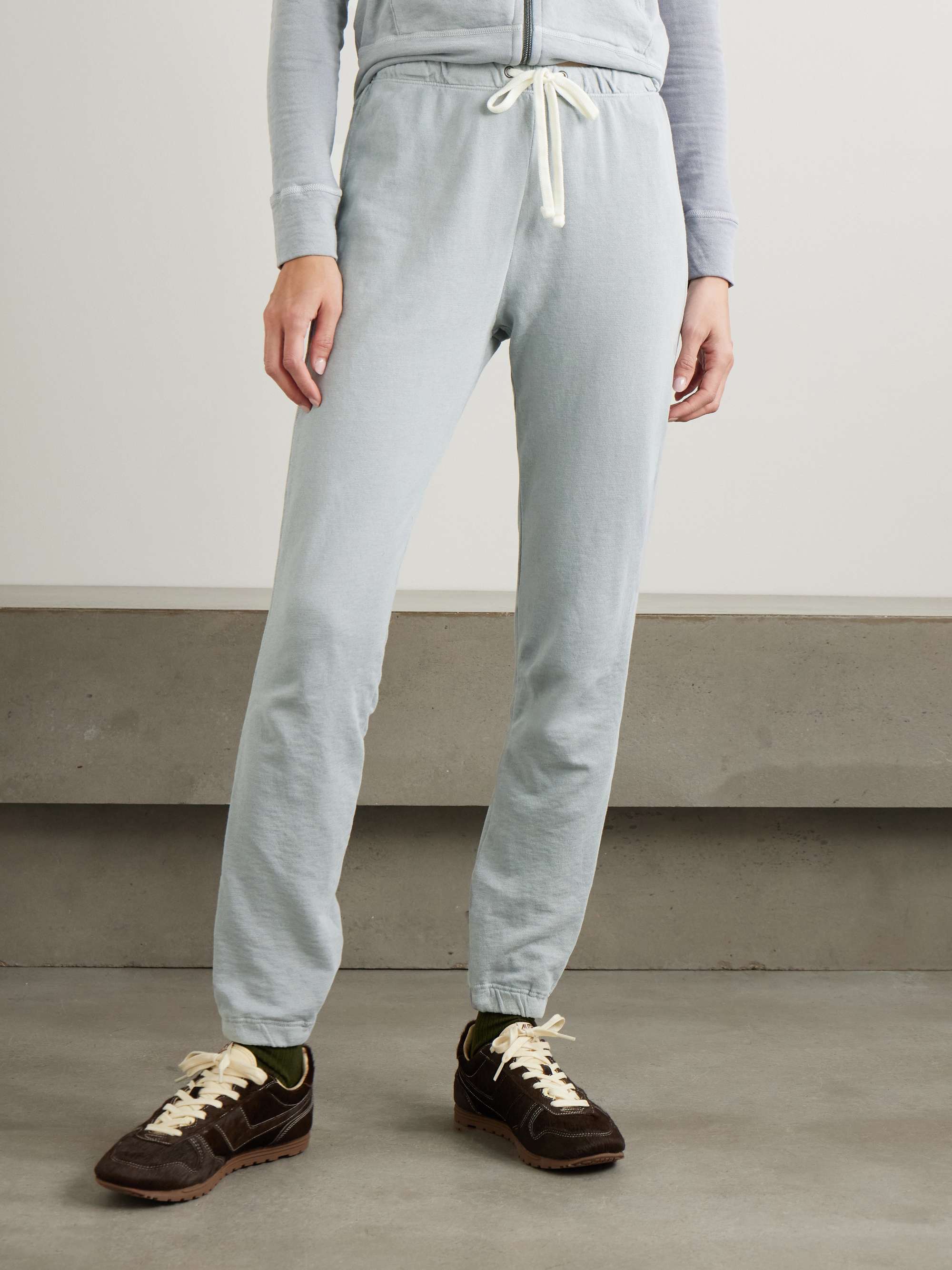 JAMES PERSE Supima cotton-terry track pants