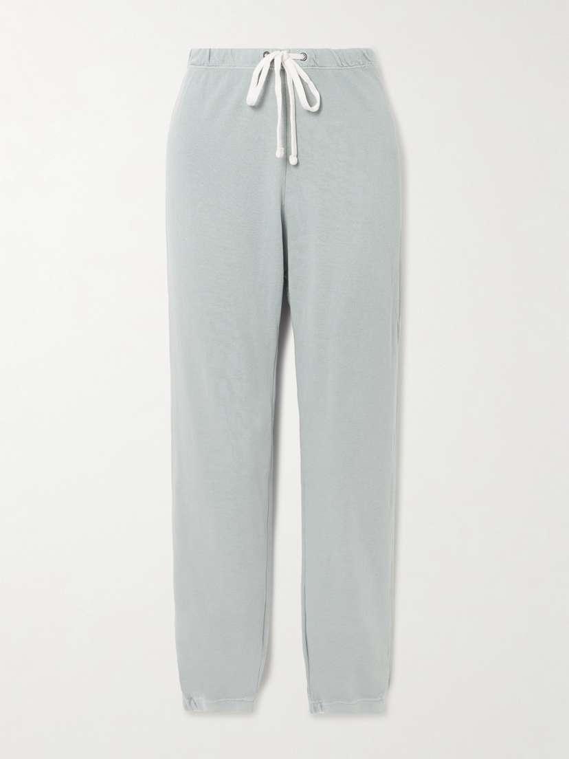 James Perse Vintage French Cotton-terry Track Pants