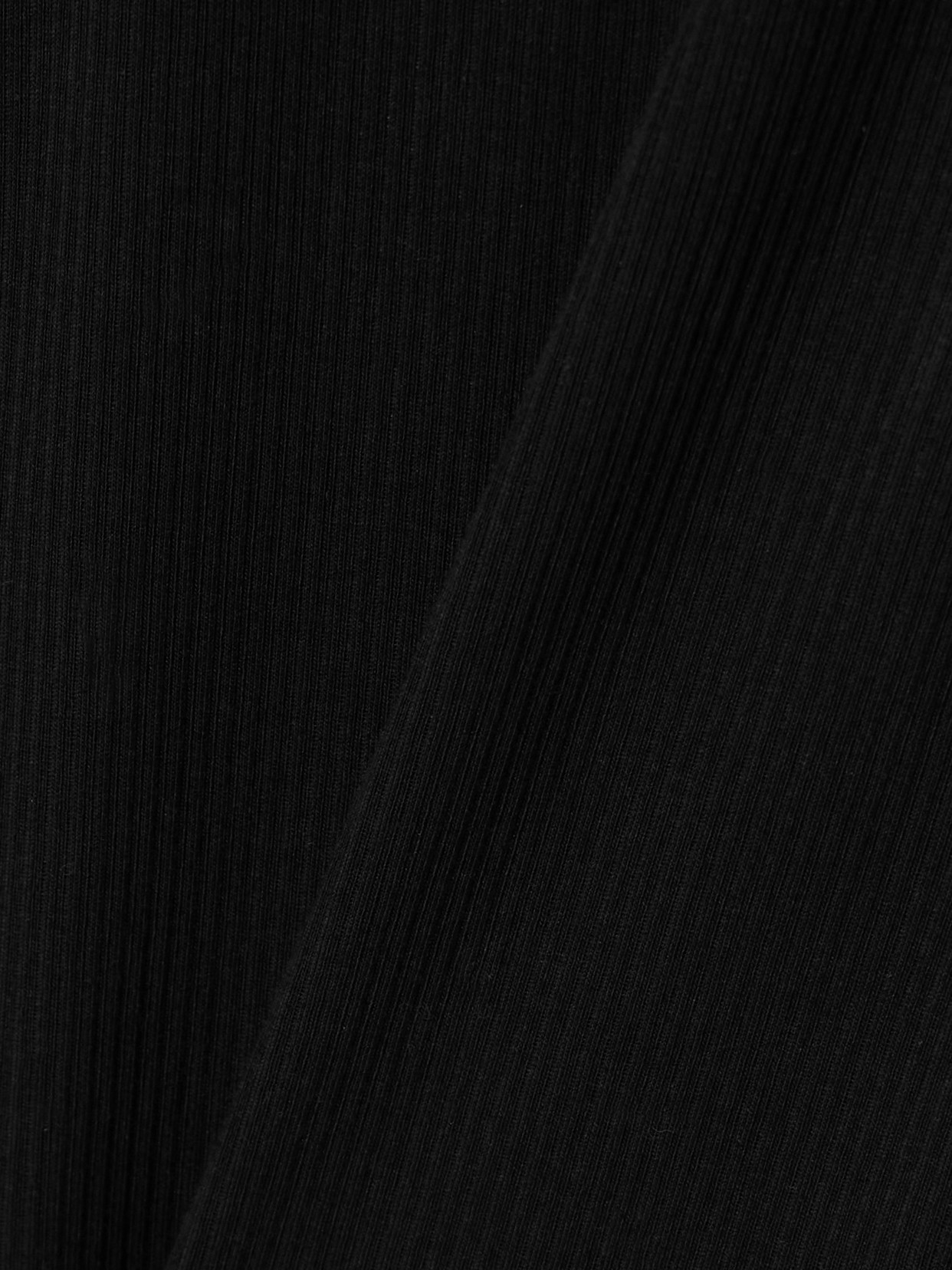 Shop James Perse Ribbed Stretch-cotton Jersey Midi Dress In Black