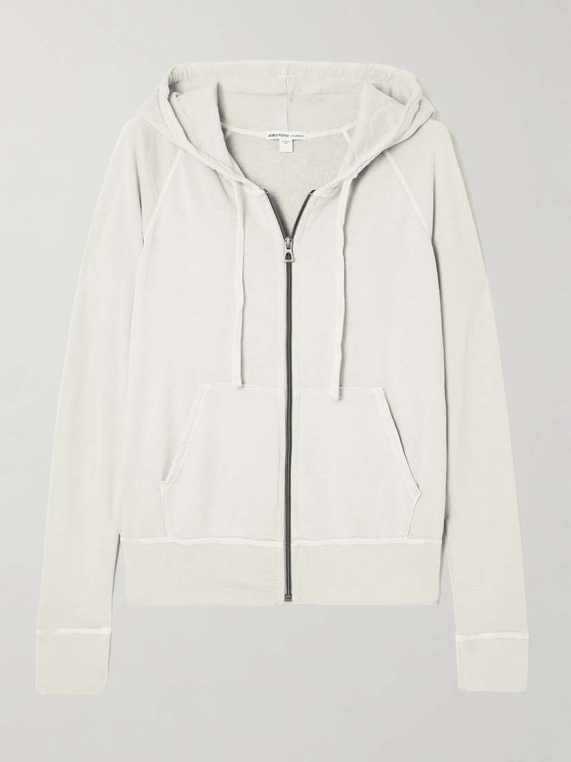 James Perse Vintage French Cotton-terry Hoodie