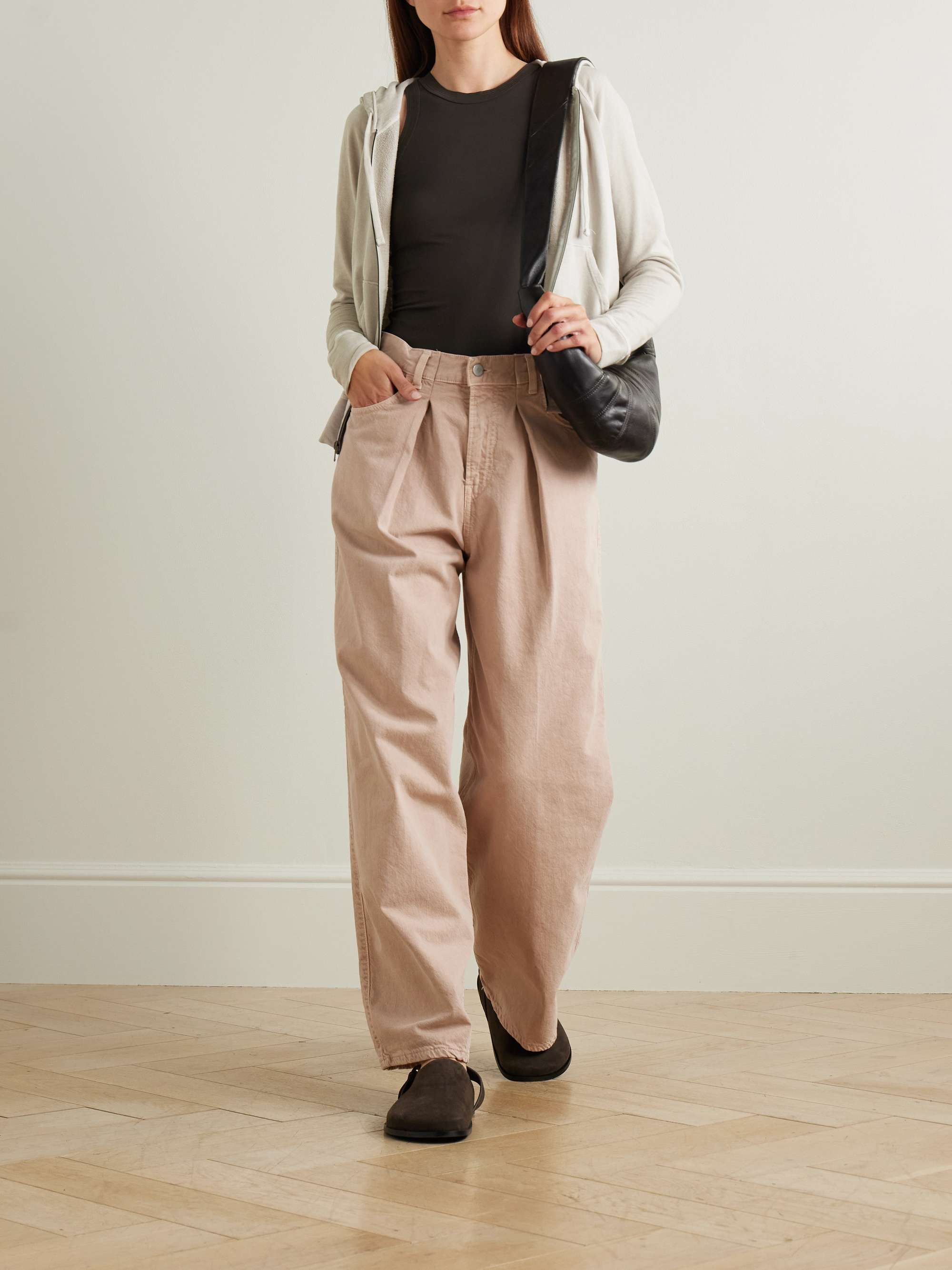 JAMES PERSE Vintage Supima cotton-jersey hoodie