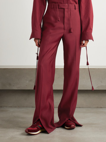 Gucci Wool wide-leg pants