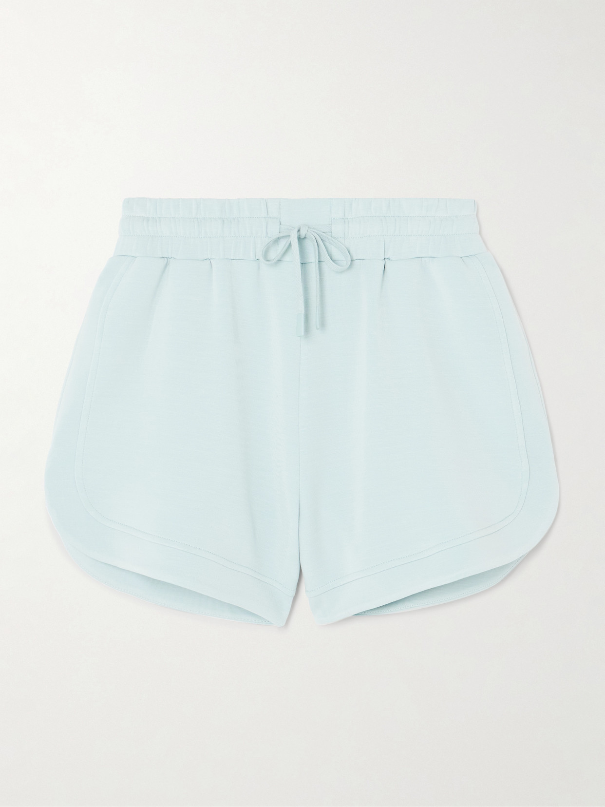 Varley Ollie Stretch-jersey Shorts In Blue