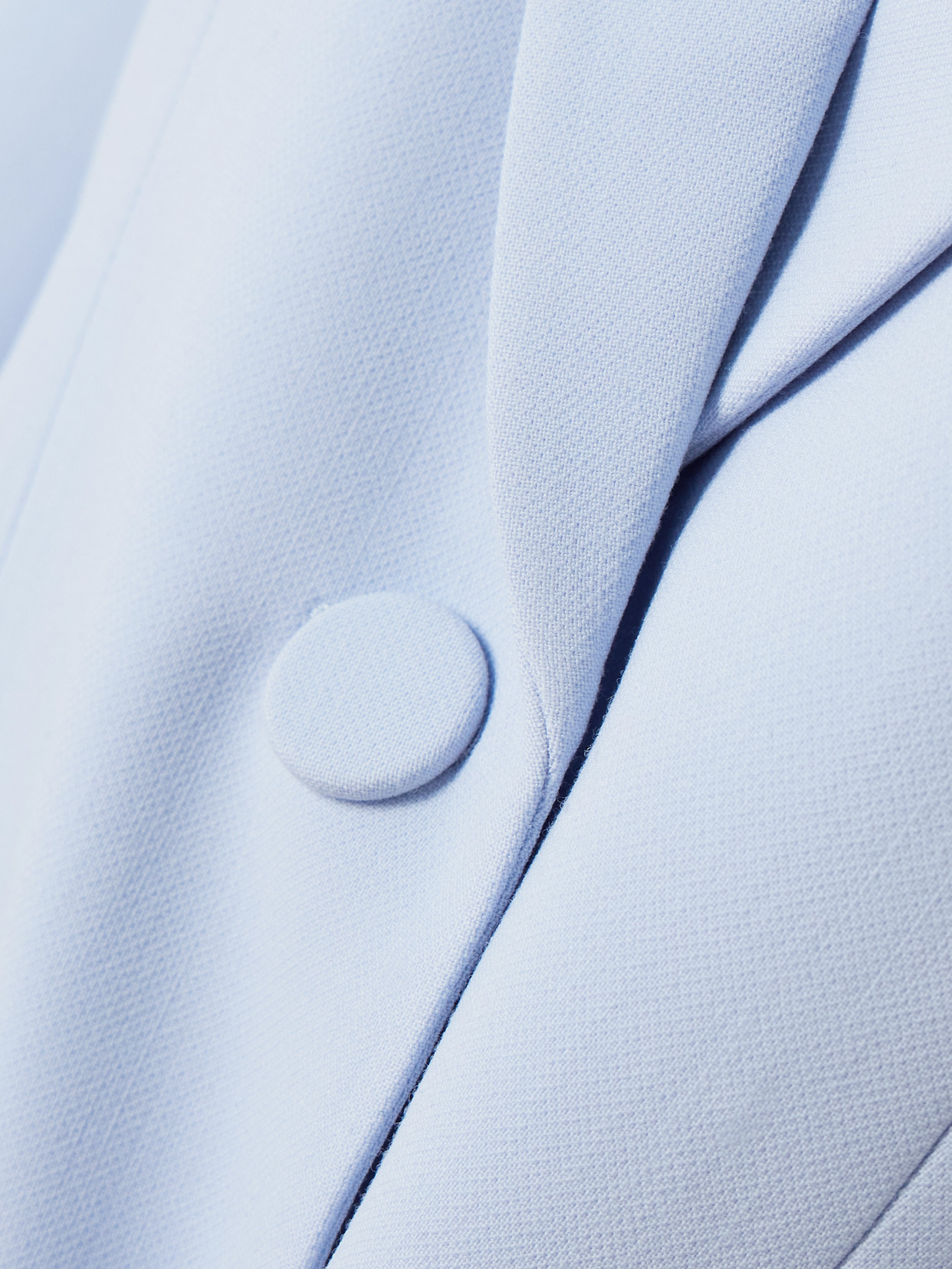 Carolina Herrera Belted Wool-blend Crepe Blazer