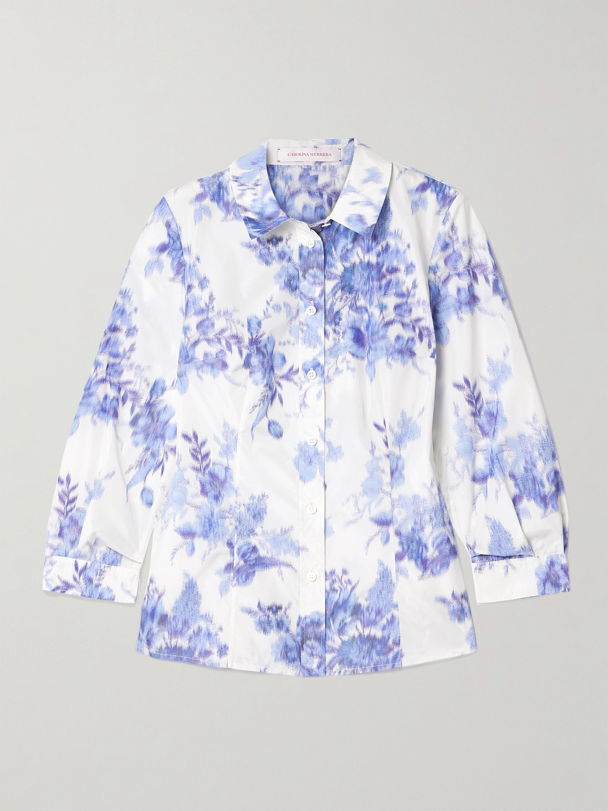 Carolina Herrera Icon Floral-print Taffeta Shirt