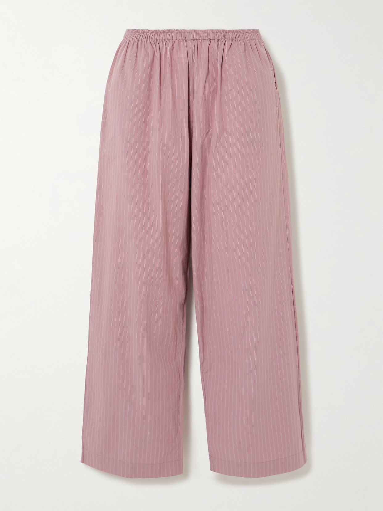 Deiji Studios Ease Striped Organic Cotton-poplin Pyjama Trousers