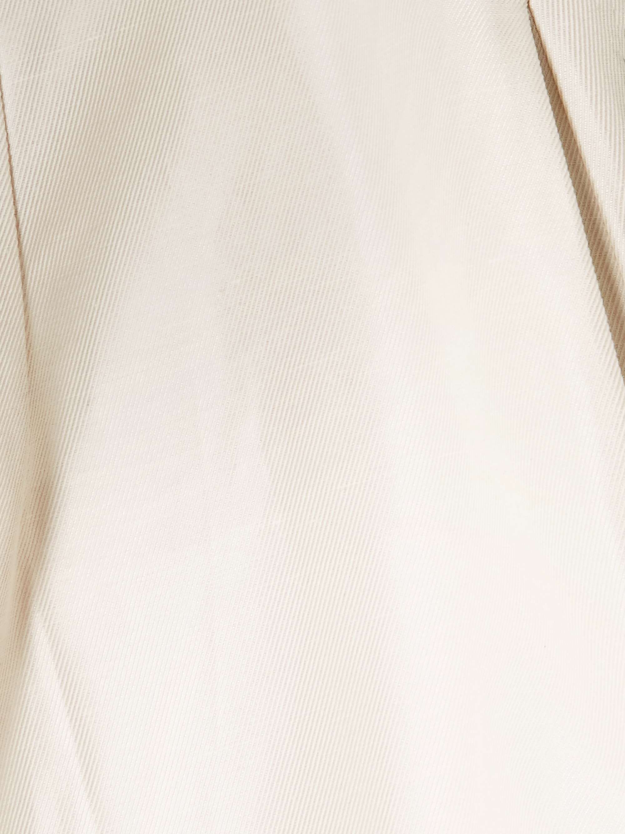 SALONI Walli Hose mit weitem Bein aus Twill aus einer Baumwollmischung