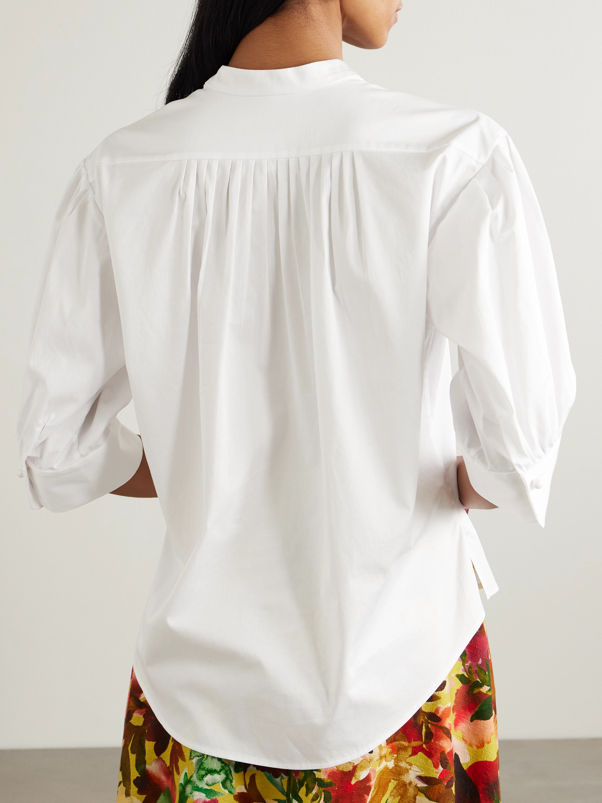 Saloni Tavi cotton-poplin shirt