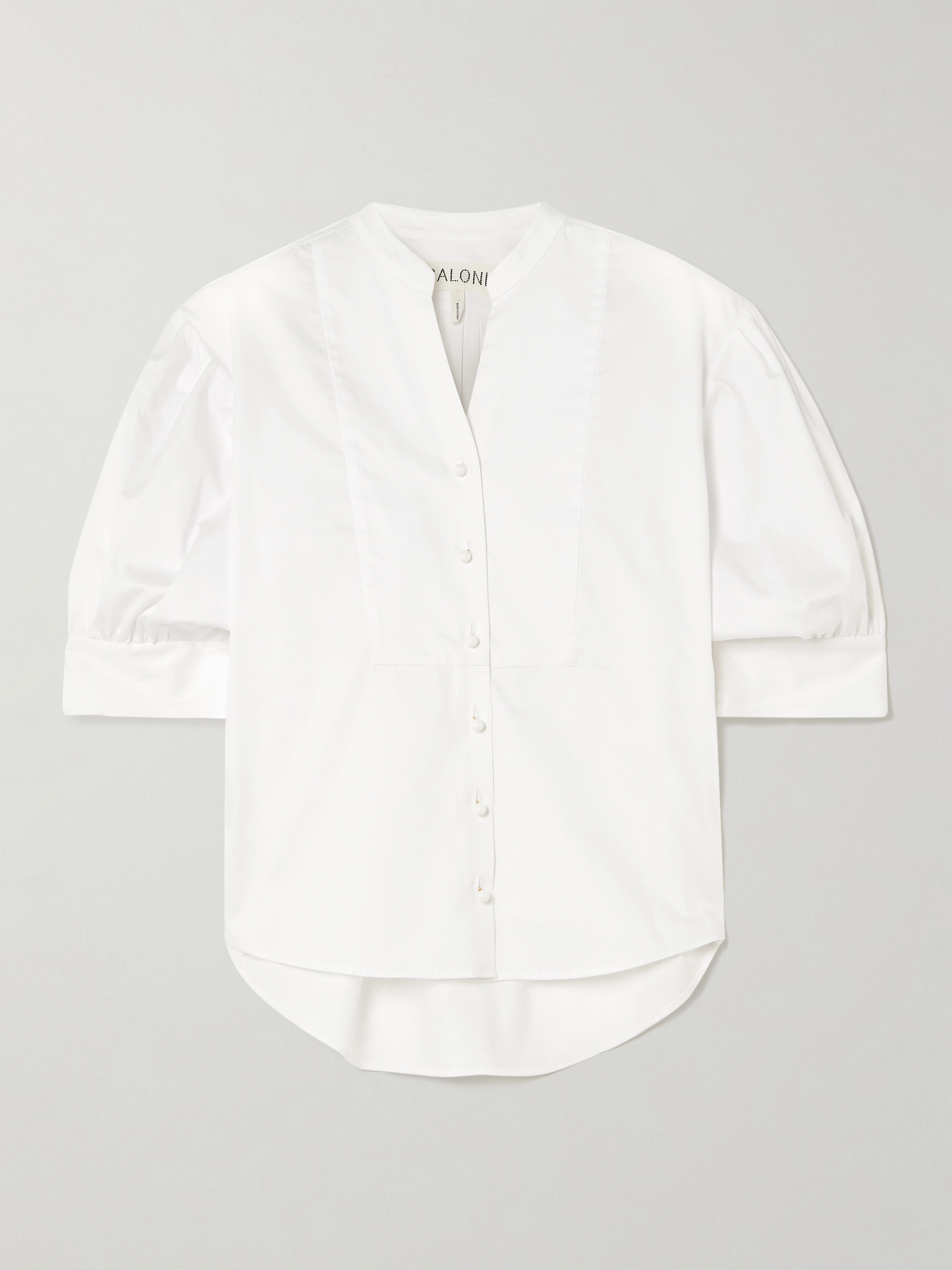 Saloni Tavi cotton-poplin shirt