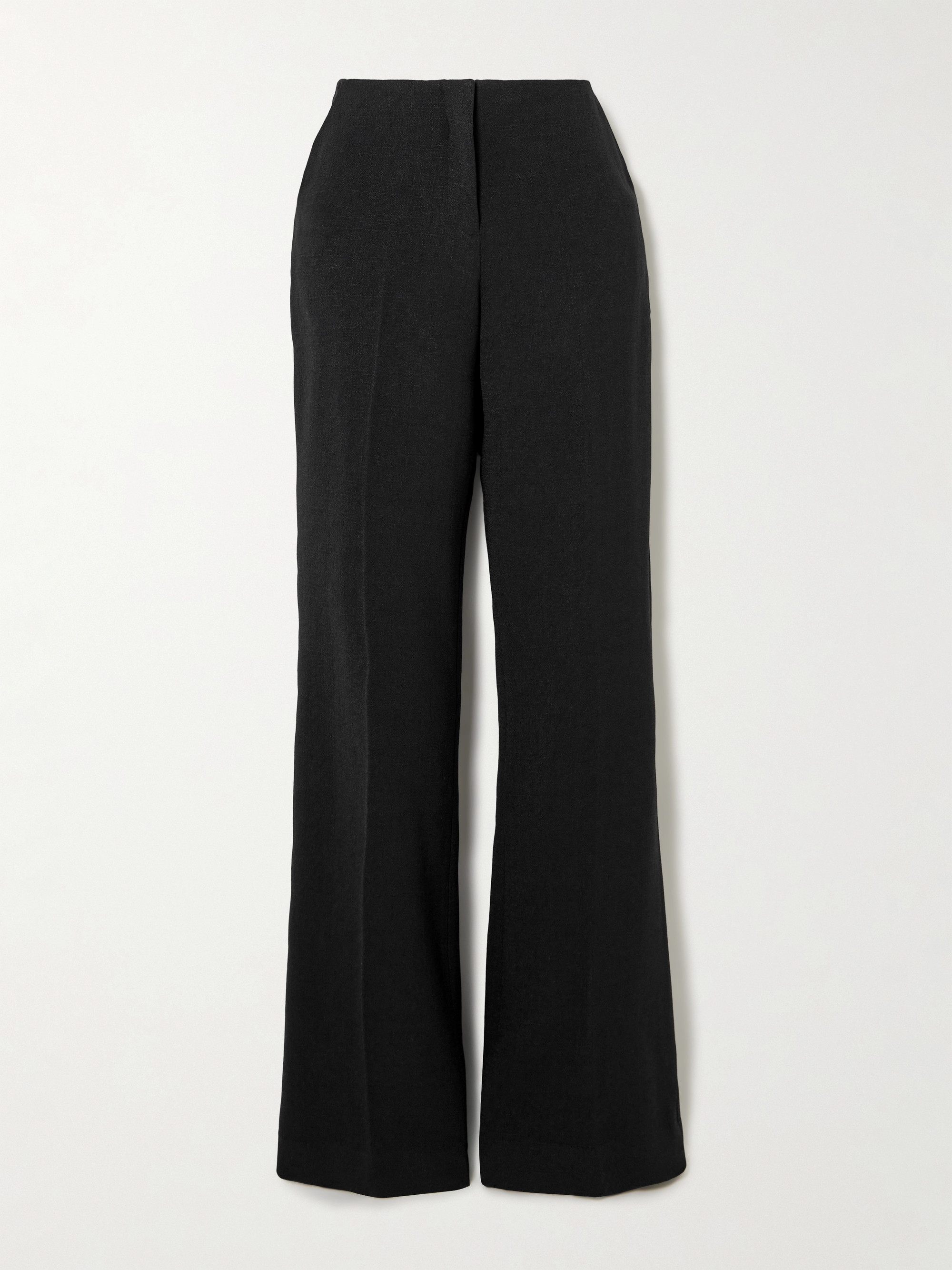 Saloni Flute-B crepe straight-leg pants