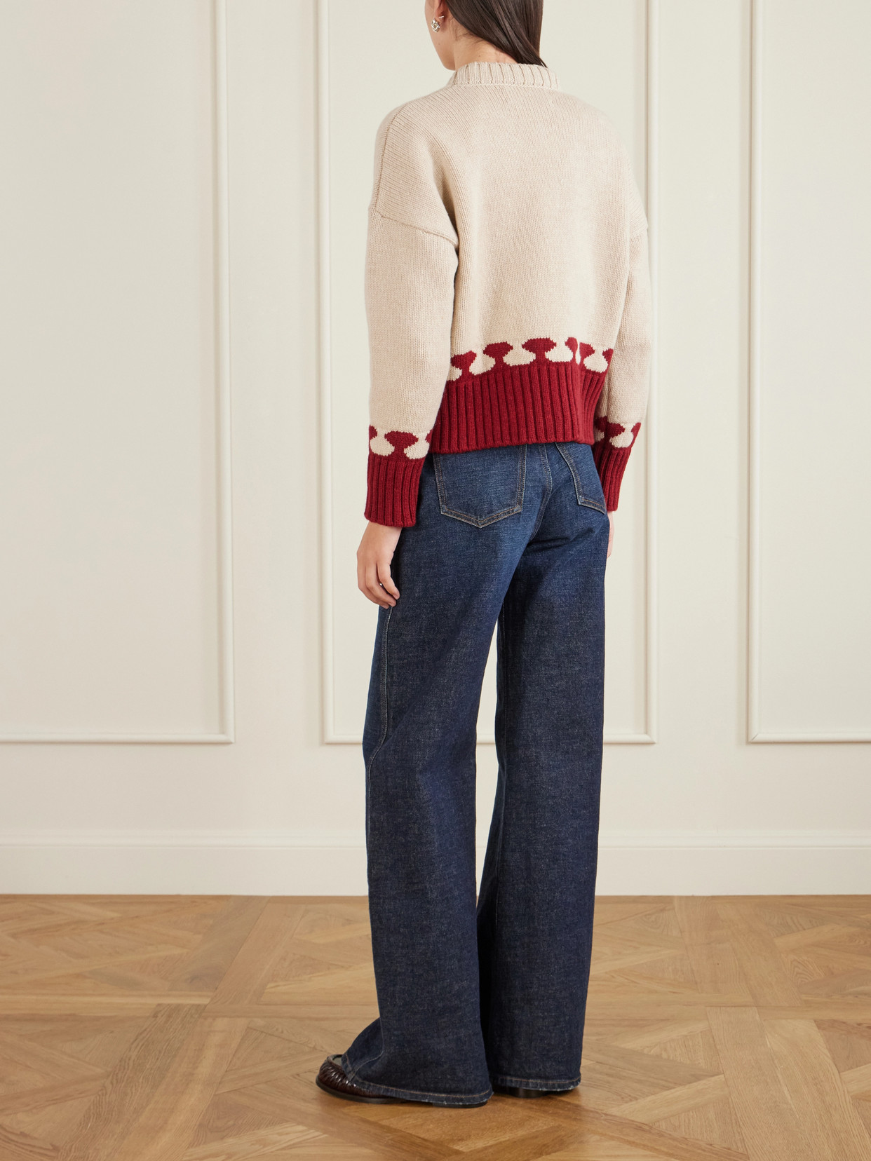 S.s. Daley Intarsia-knit Wool Sweater In Multi