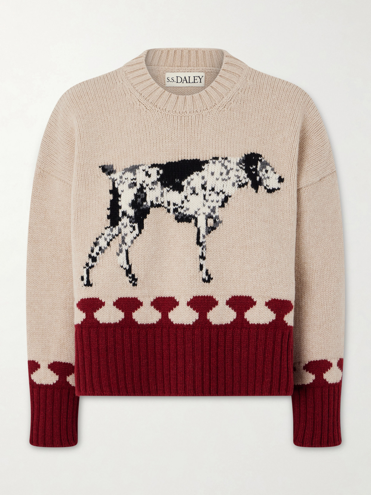 S.s. Daley Intarsia-knit Wool Sweater In Multi