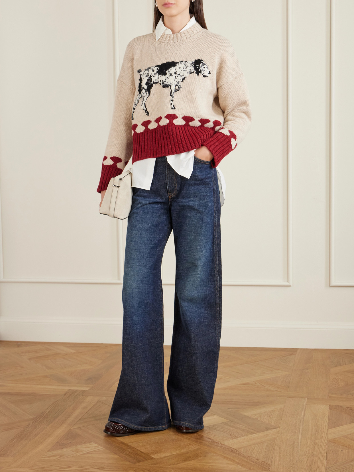 S.s. Daley Intarsia-knit Wool Sweater In Multi
