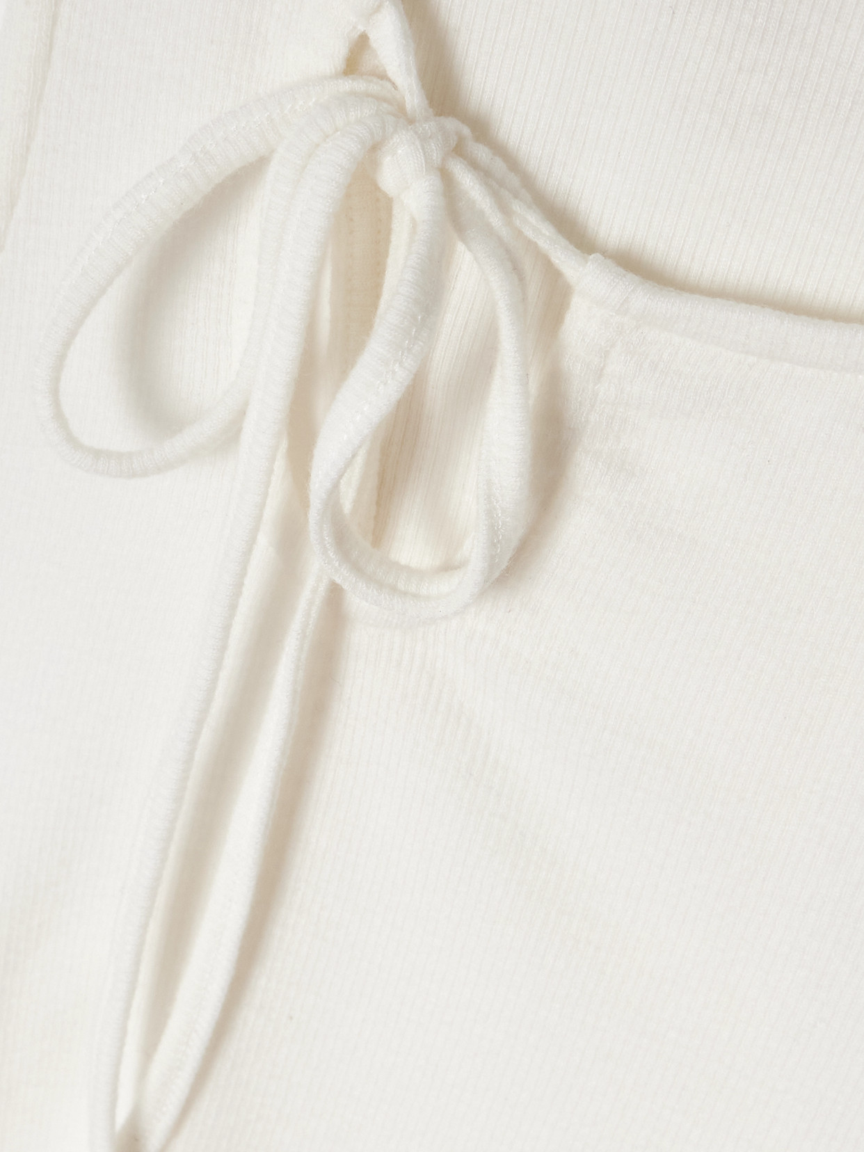 S. S. Daley - Cochrane Tie-Detailed Ribbed Lyocell-Blend Jersey Tank