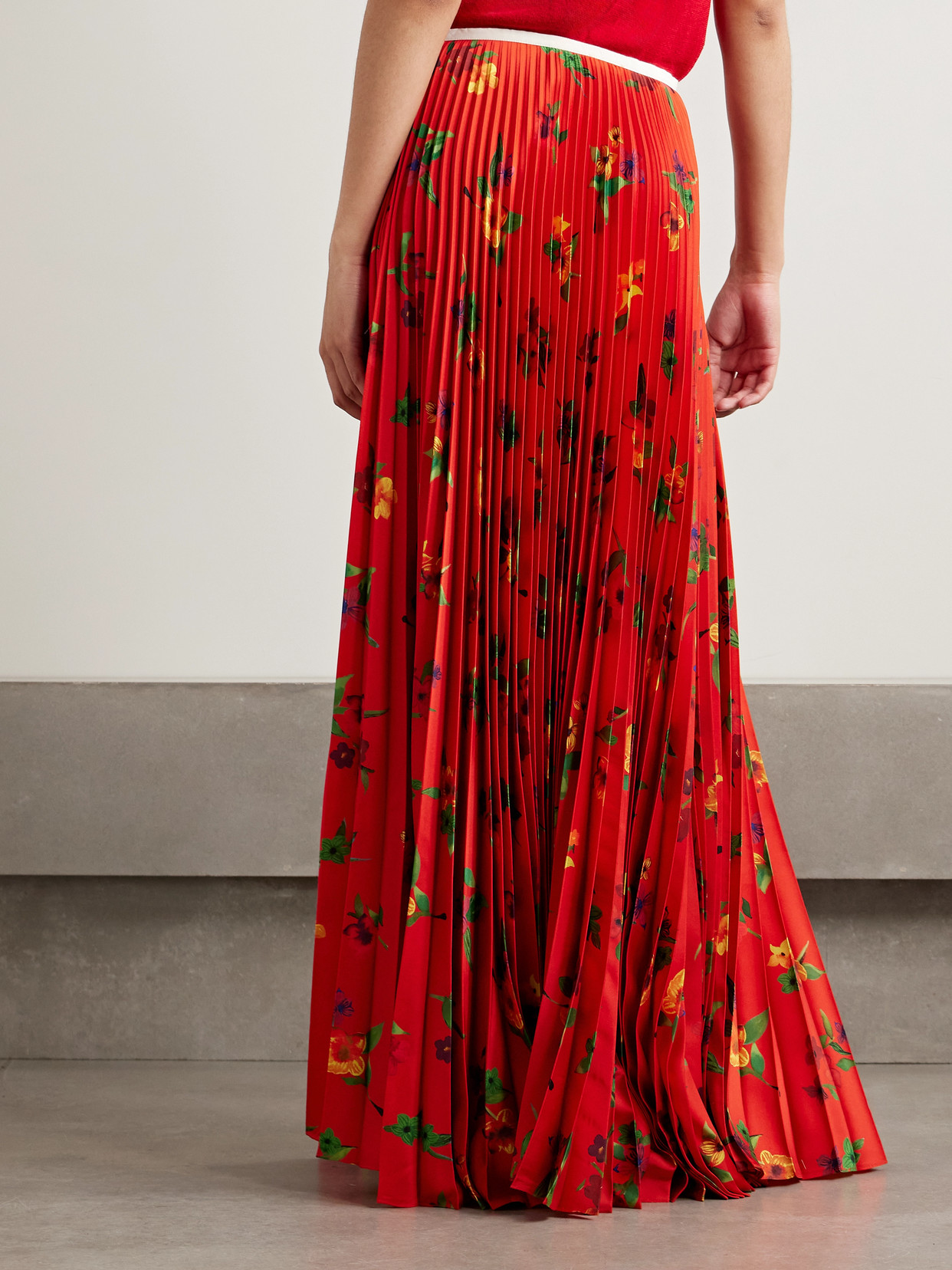 S.s. Daley Ss Daley Kate Pleated Satin Maxi Skirt
