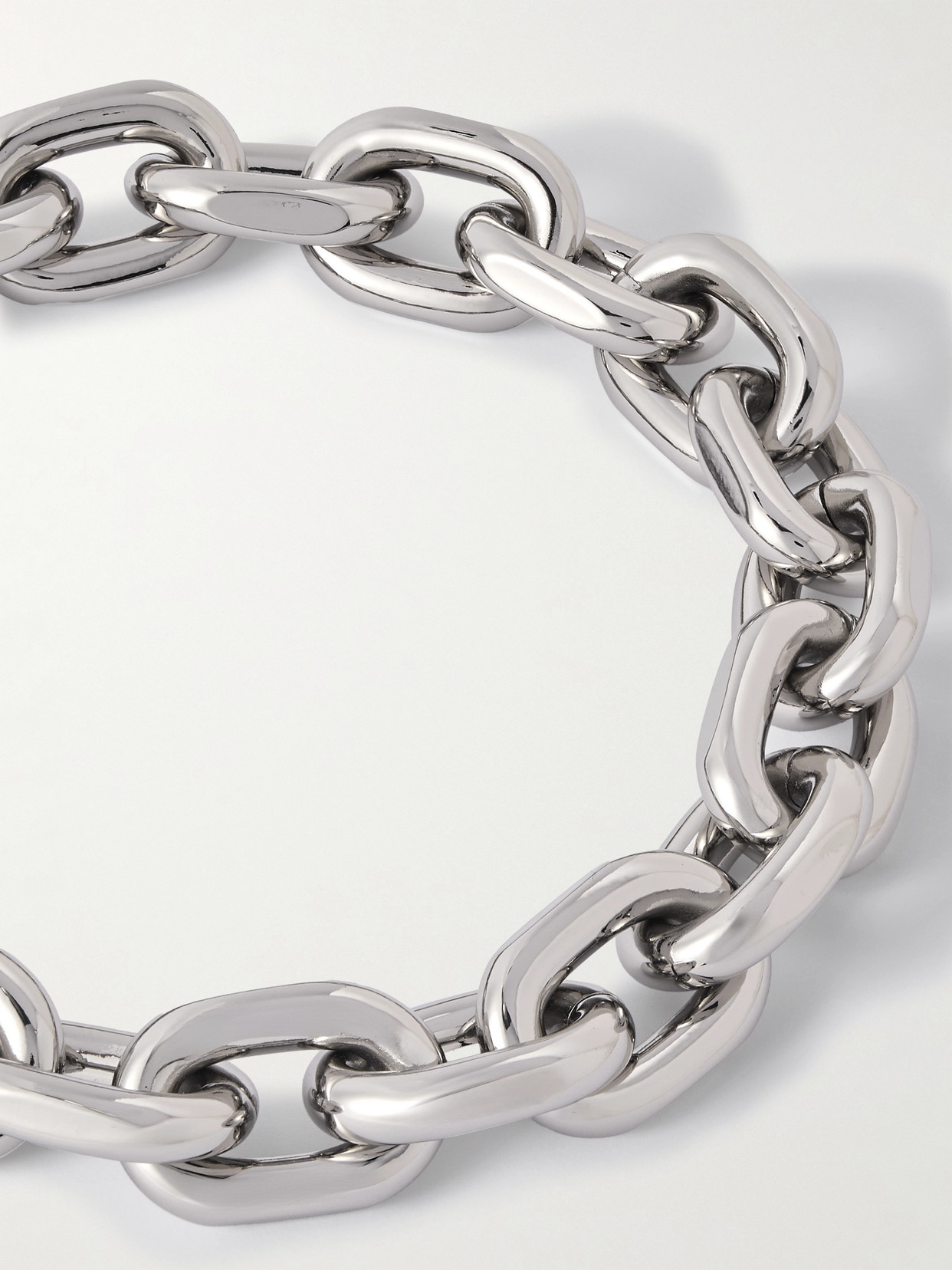 Rabanne Xl Link Silver-tone Necklace In Silver