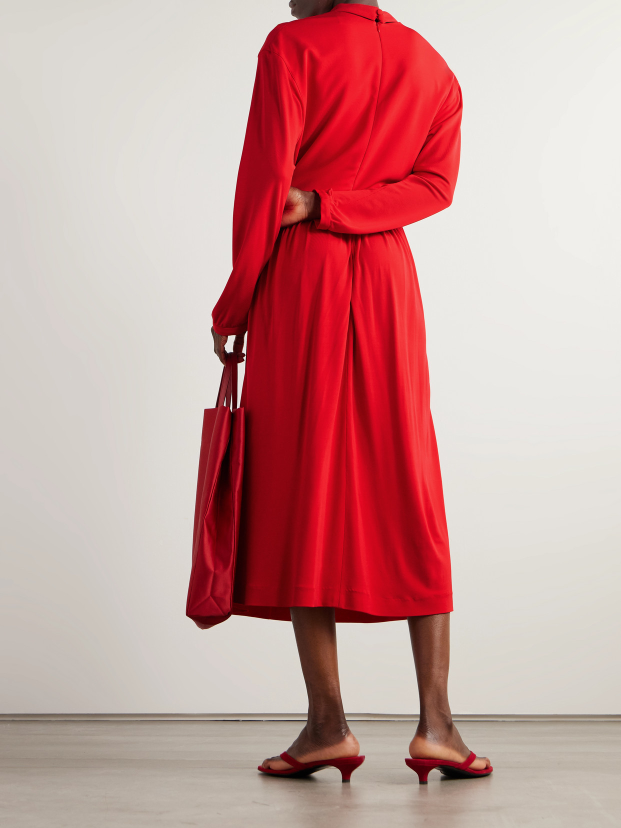 Marie Adam-leenaerdt Crepe Midi Dress