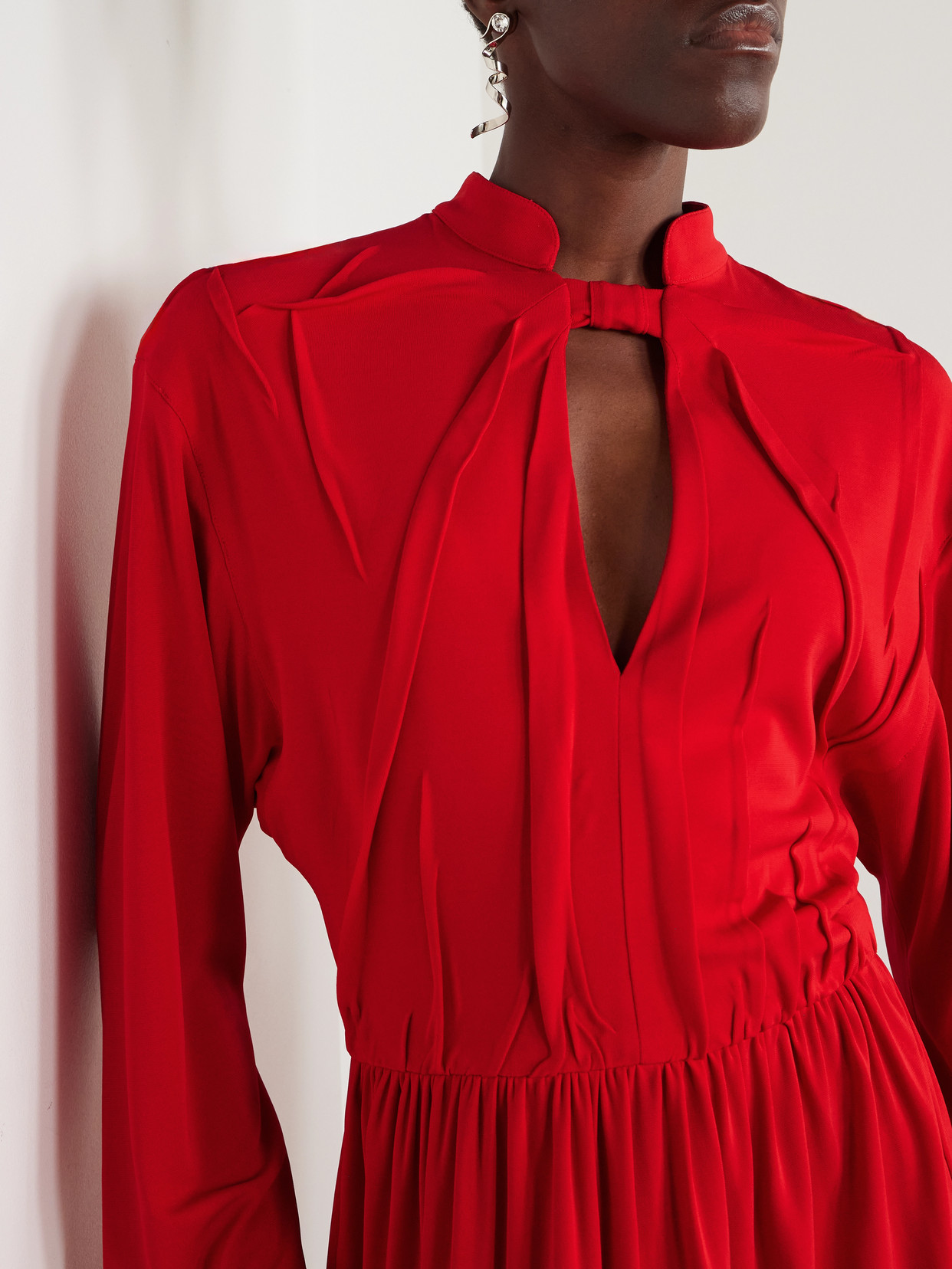 Marie Adam-leenaerdt Crepe Midi Dress