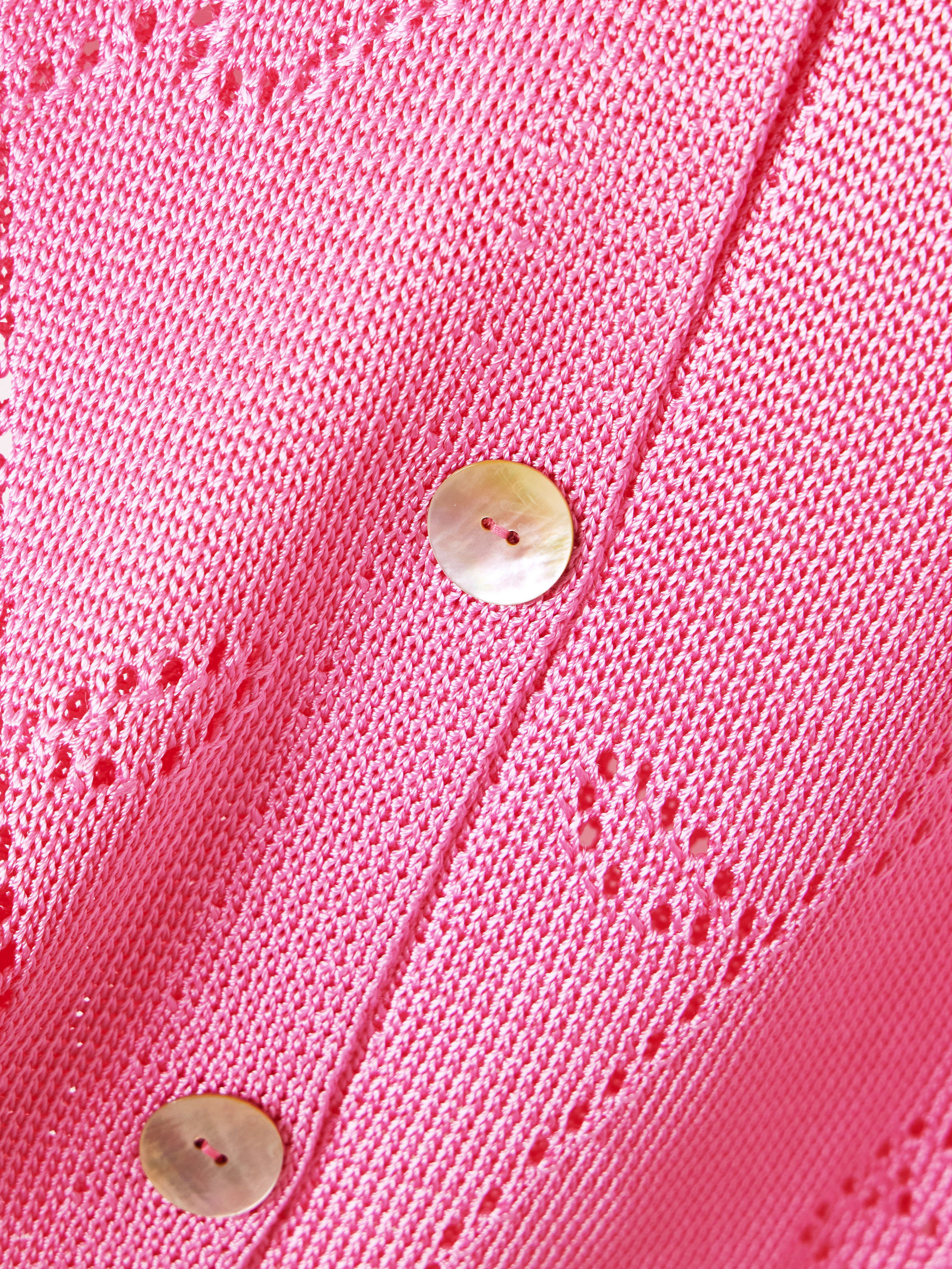 Calle Del Mar Ivy pointelle-knit shirt