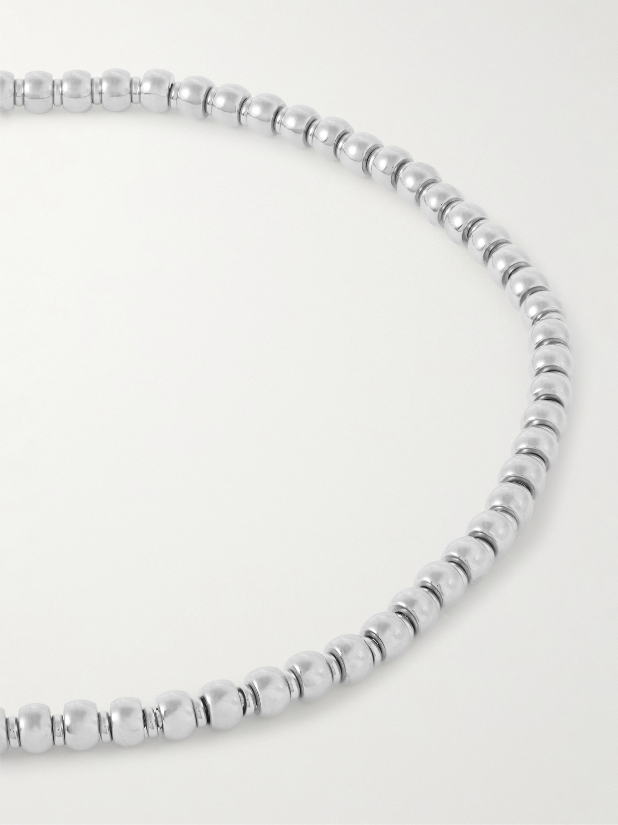 Shop Laura Lombardi Maremma Gold-plated Necklace In Silver