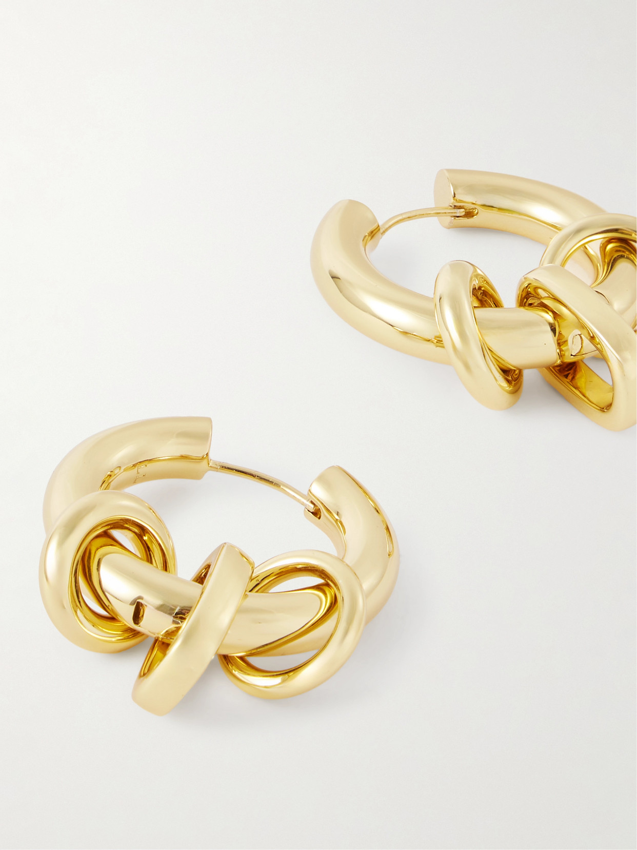 Shop Laura Lombardi Genna Gold-plated Hoop Earrings