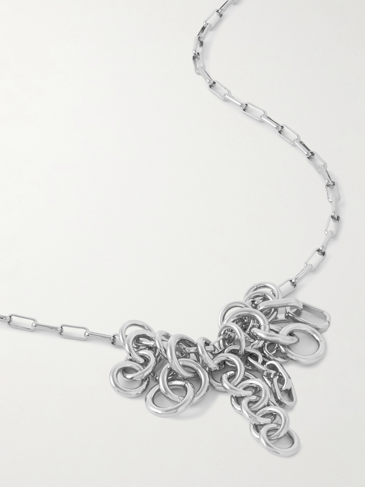 LAURA LOMBARDI SABBIA PLATINUM-PLATED NECKLACE