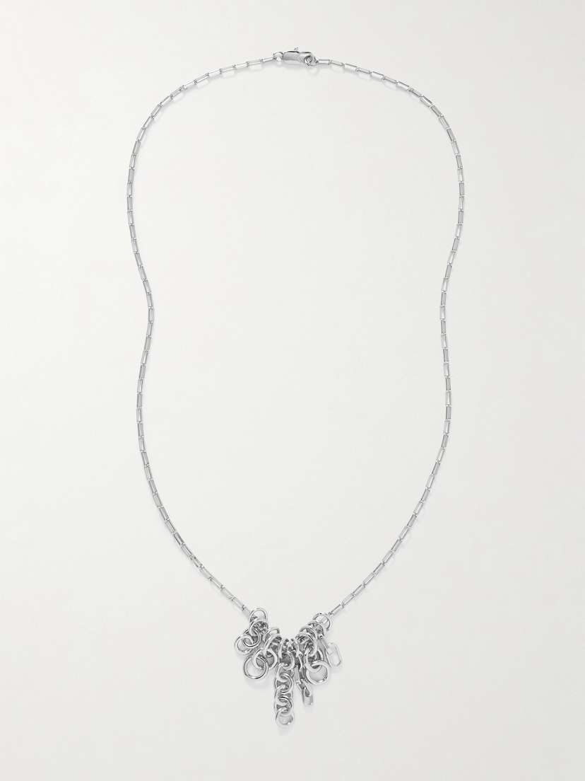 Laura Lombardi Sabbia Platinum-plated Necklace