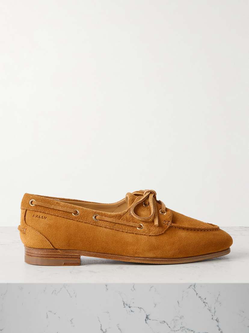BALLY Pathy Suede Loafers