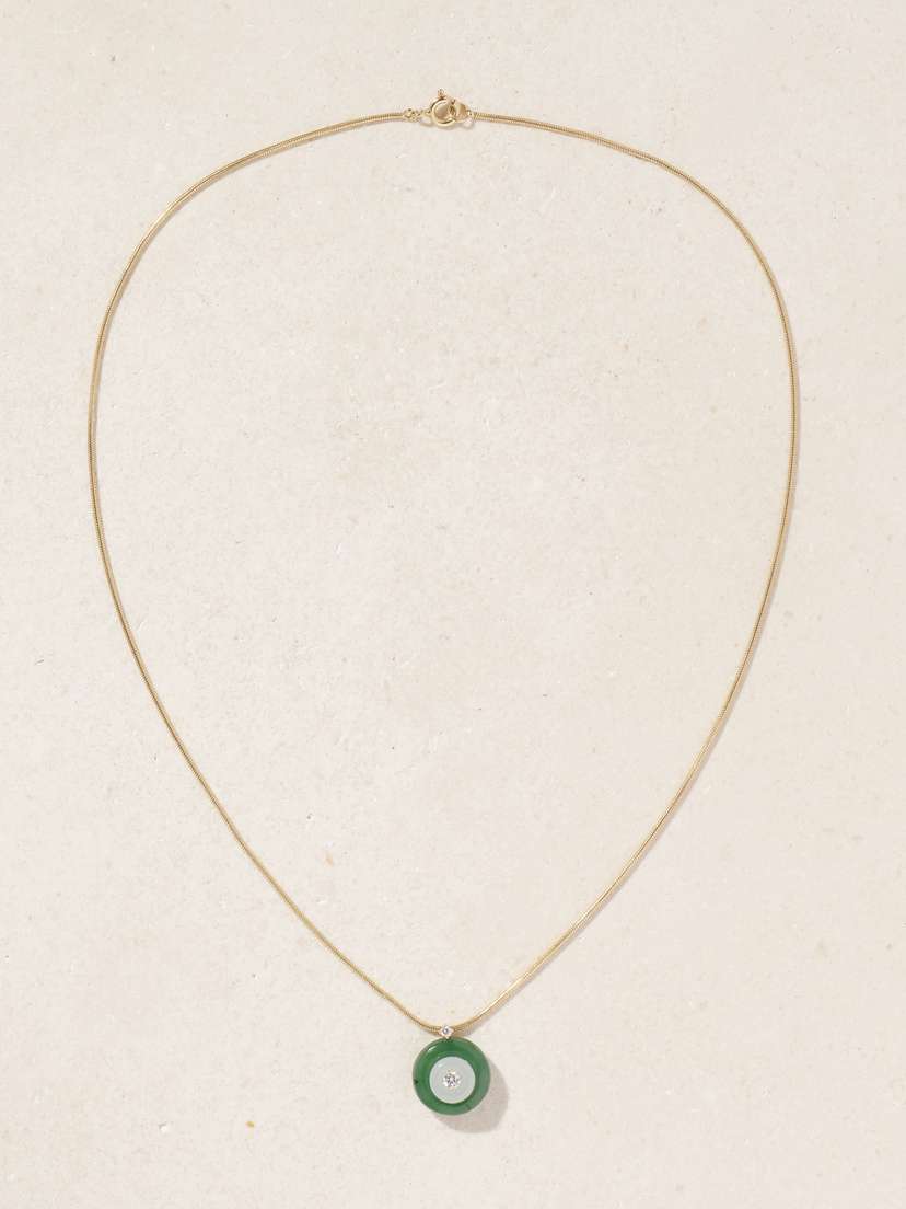 Fernando Jorge Signal Small 18-karat Gold Multi-stone Necklace