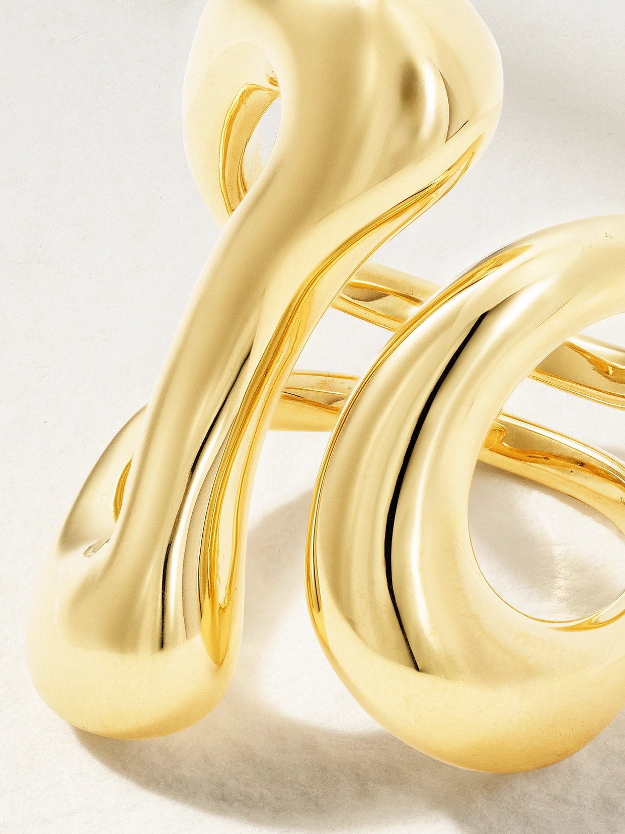 Fernando Jorge Bold Stream Open 18-karat Gold Ring In Gold