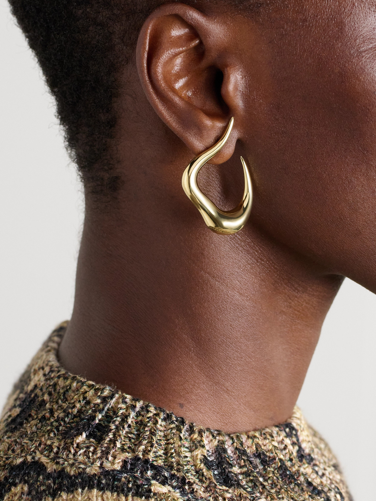 Fernando Jorge Bold Stream 18-karat Gold Earrings In Gold