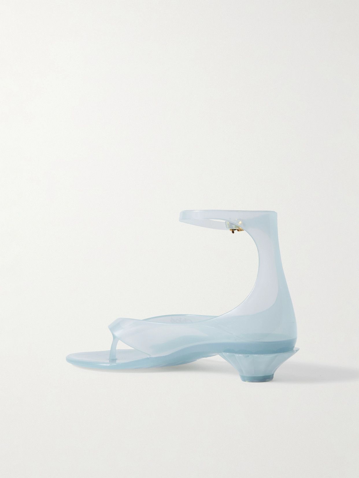 Chloé Jelly Sandals With Ankle Strap And Transparent Design