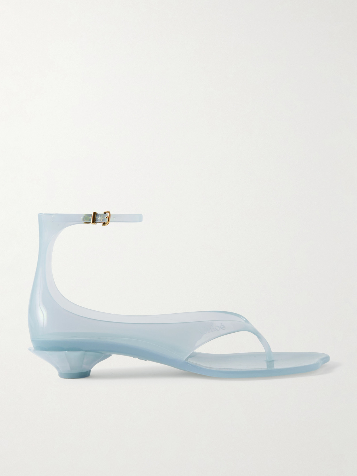 Chloé Jelly Sandals With Ankle Strap And Transparent Design