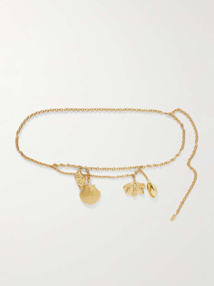 Chloé Shell Gold-tone Belt