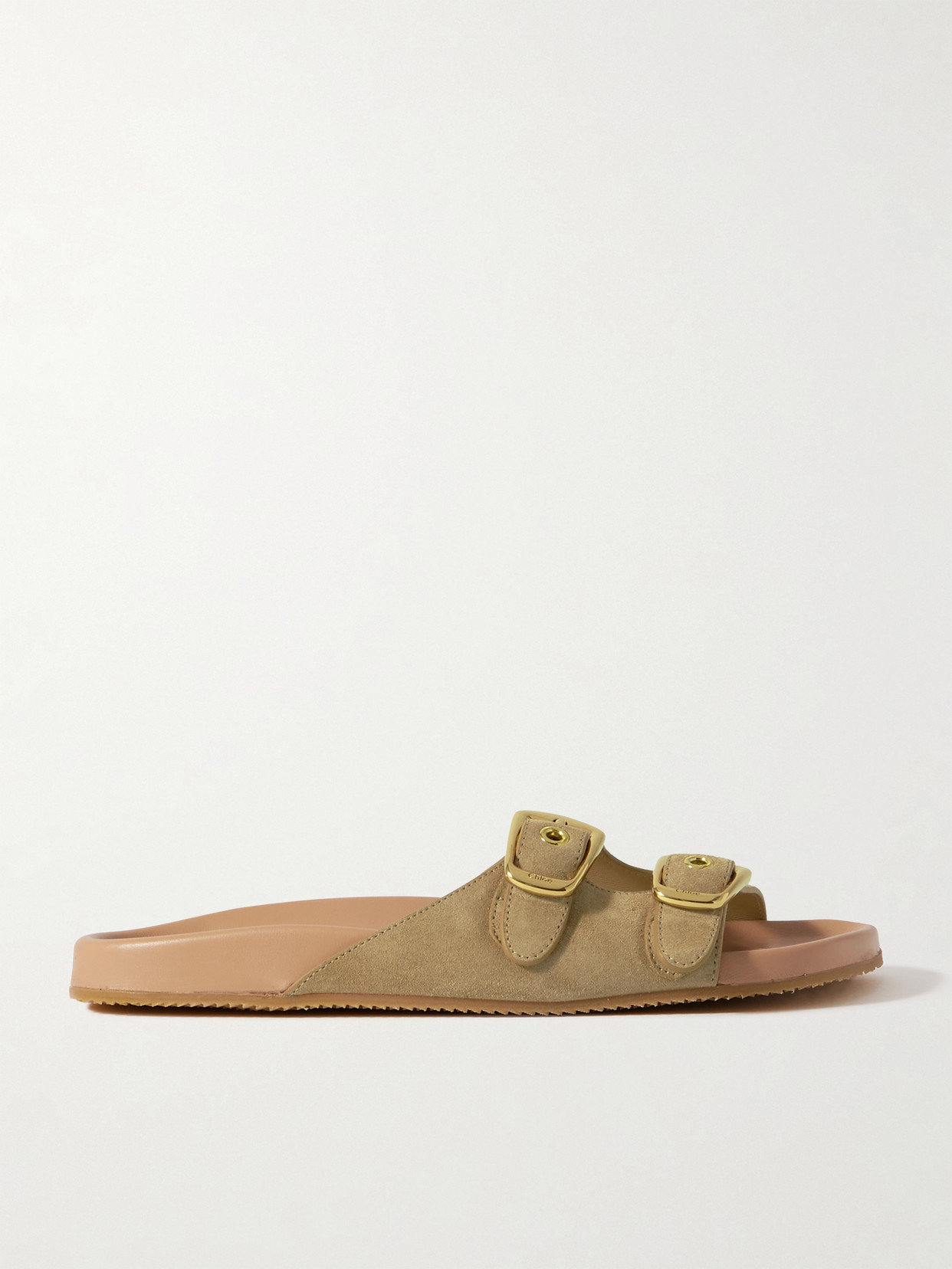 Chloé Brown Polly Sandals In Brown