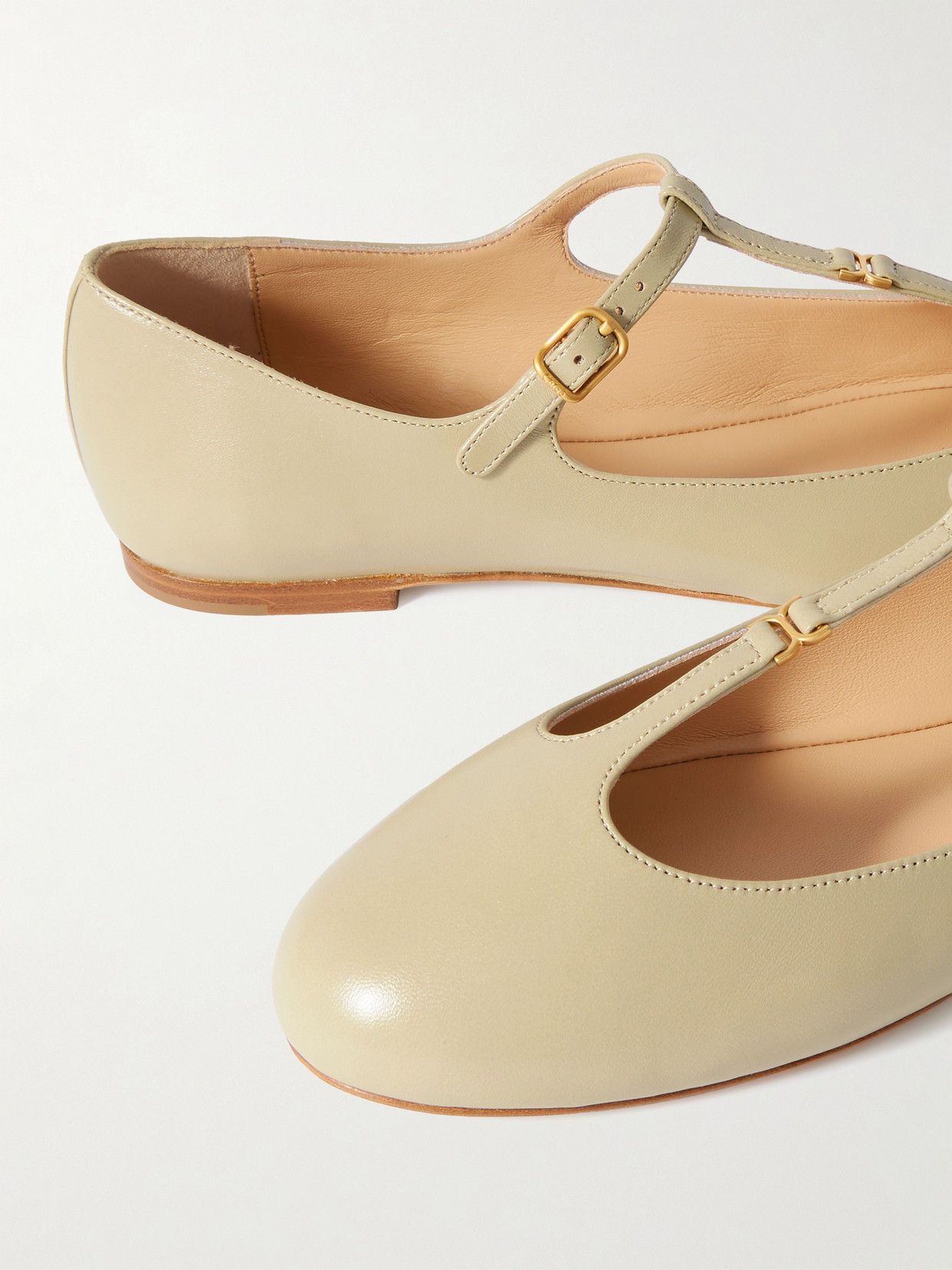 Chloé Marcie Ballet Flats In Green