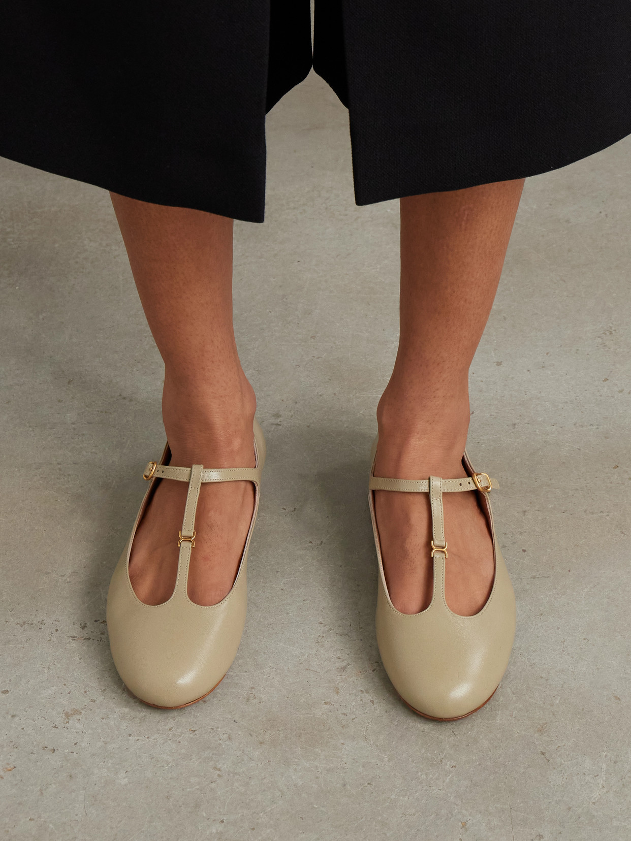 Chloé Marcie Ballet Flats In Green