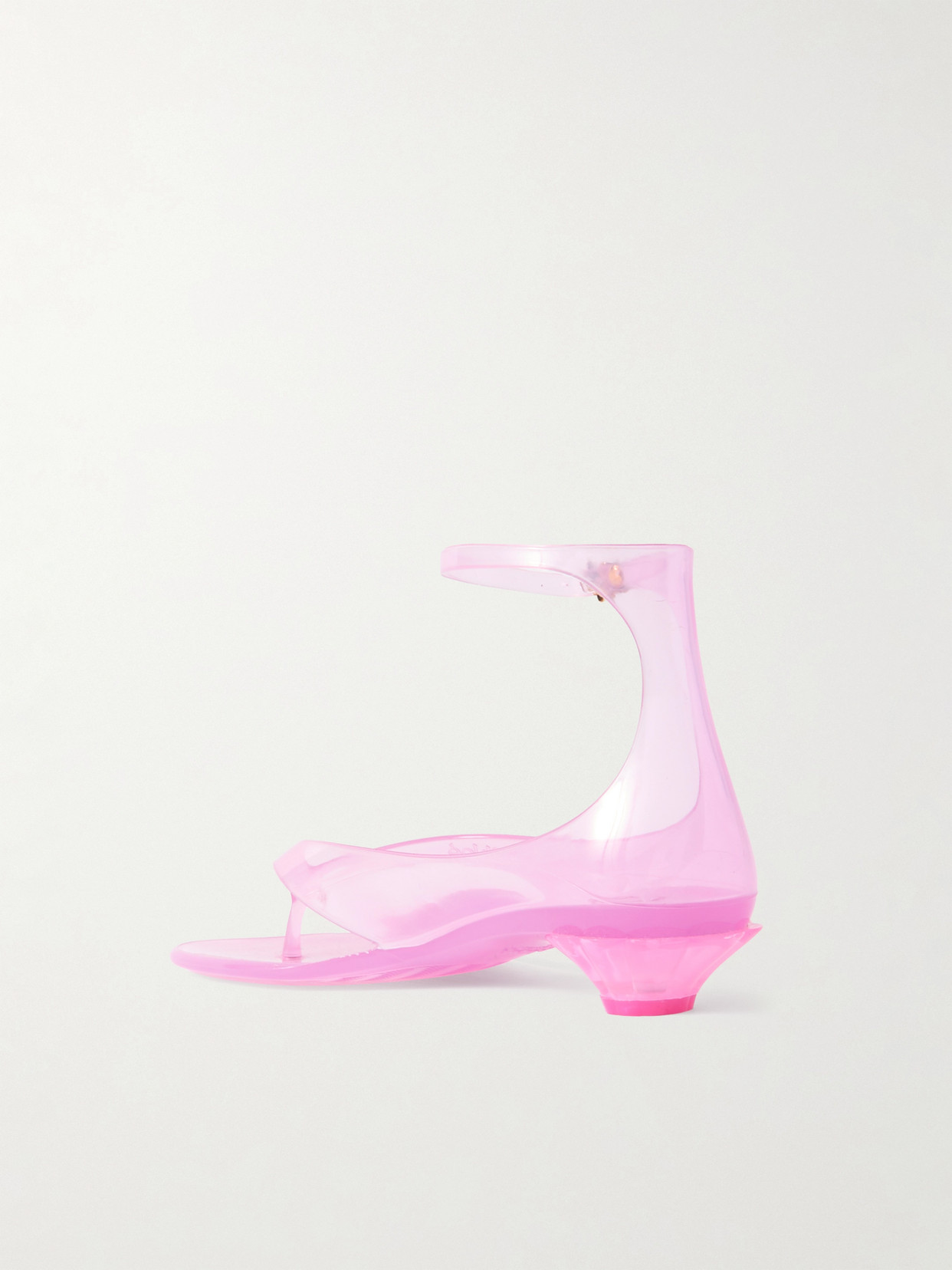 Chloé Pink Jelly Thong Sandals, Flat Sandals, It36 / Uk3 In Pink Fizz