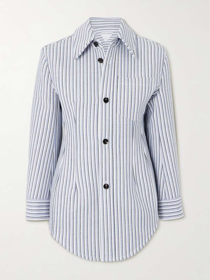 Bottega Veneta Striped Woven Jacket