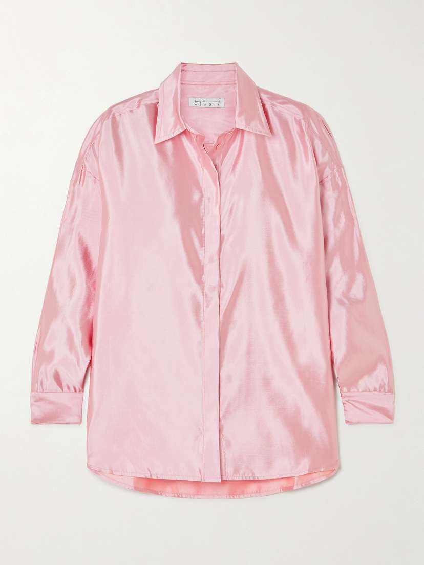 Abadia Oversized Silk-twill Shirt