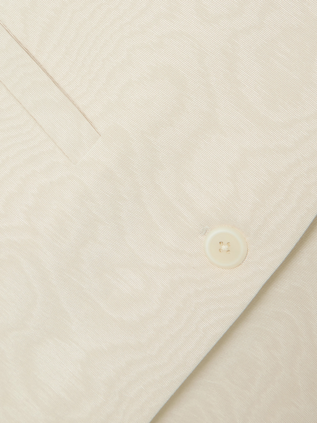 Abadia Nouf Cotton-blend Moire Coat In White