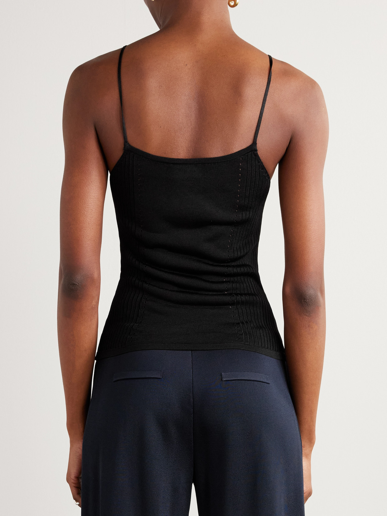 High Sport Tyler Knitted Camisole In Black