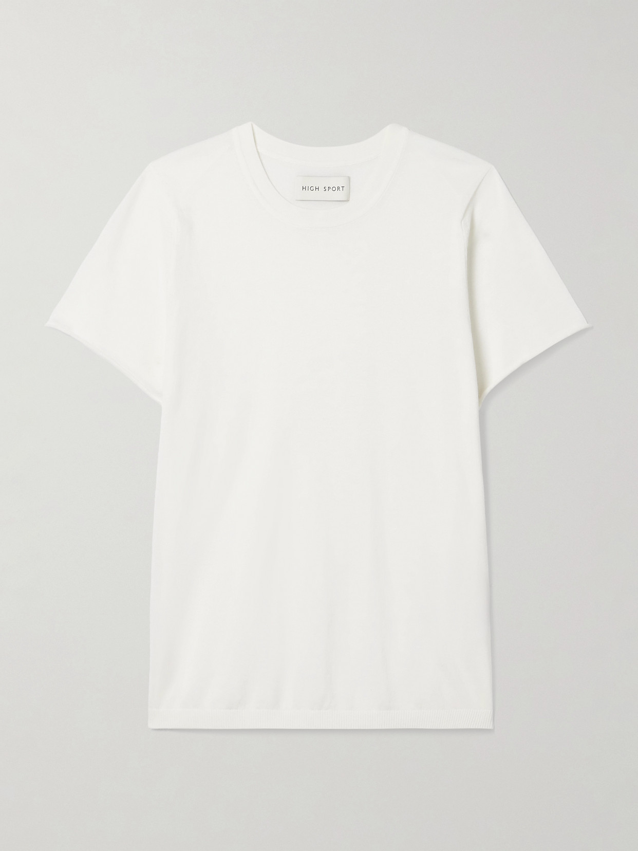 High Sport Owen Cotton T-shirt In White